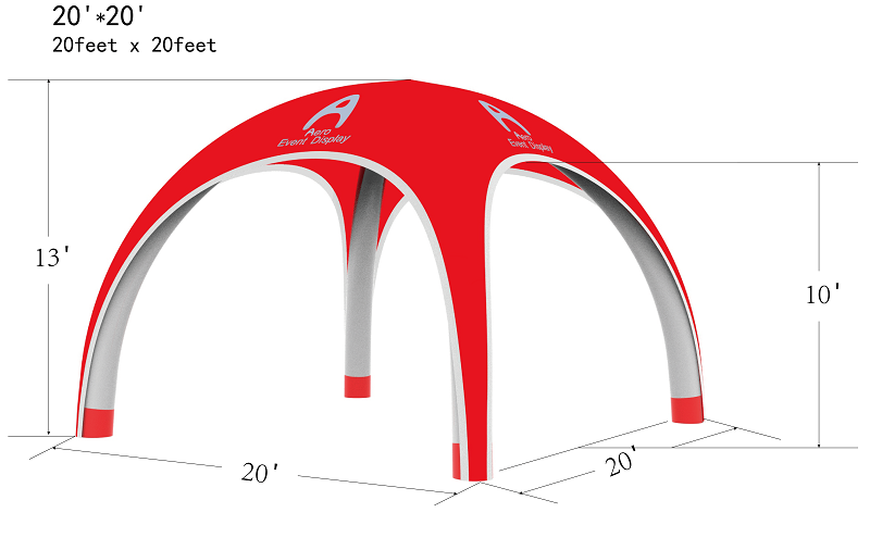 Size of Promotional Advertising Display Tents Size of Promotional Advertising Display Tents